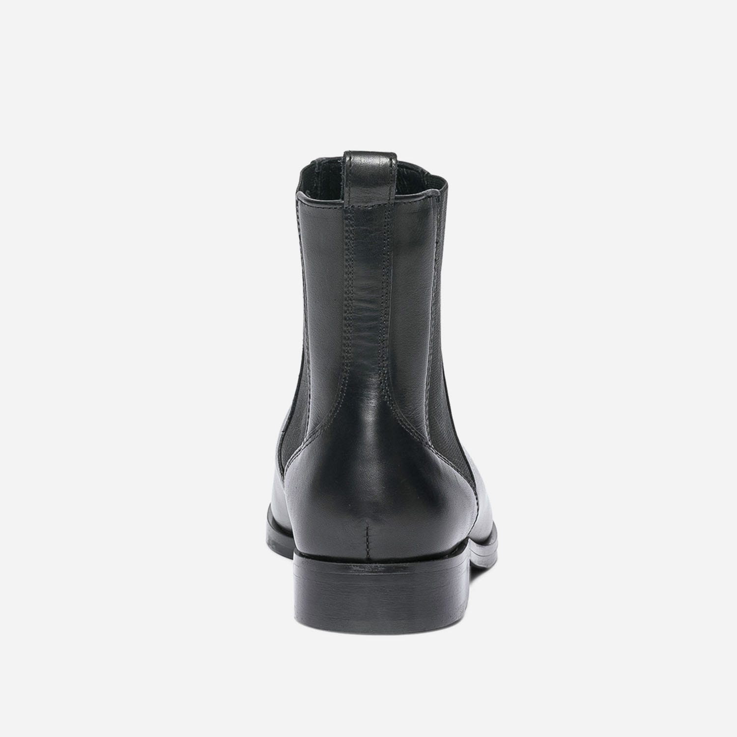 Chelsea boots noir éco-conçu en cuir