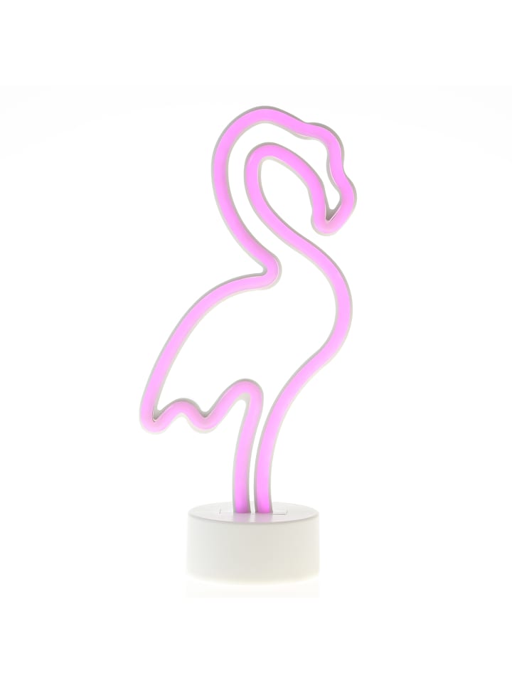 SATISFIRE LED Neonlicht Dekofigur Flamingo H: 30cm in pink günstig kaufen onesize