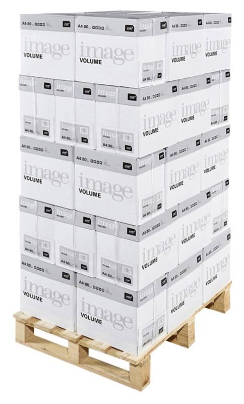 IMAGE Volumen DIN A4 Druckerpapier Weiß 80 g/m² Glatt 200 Pack à 500 Blatt