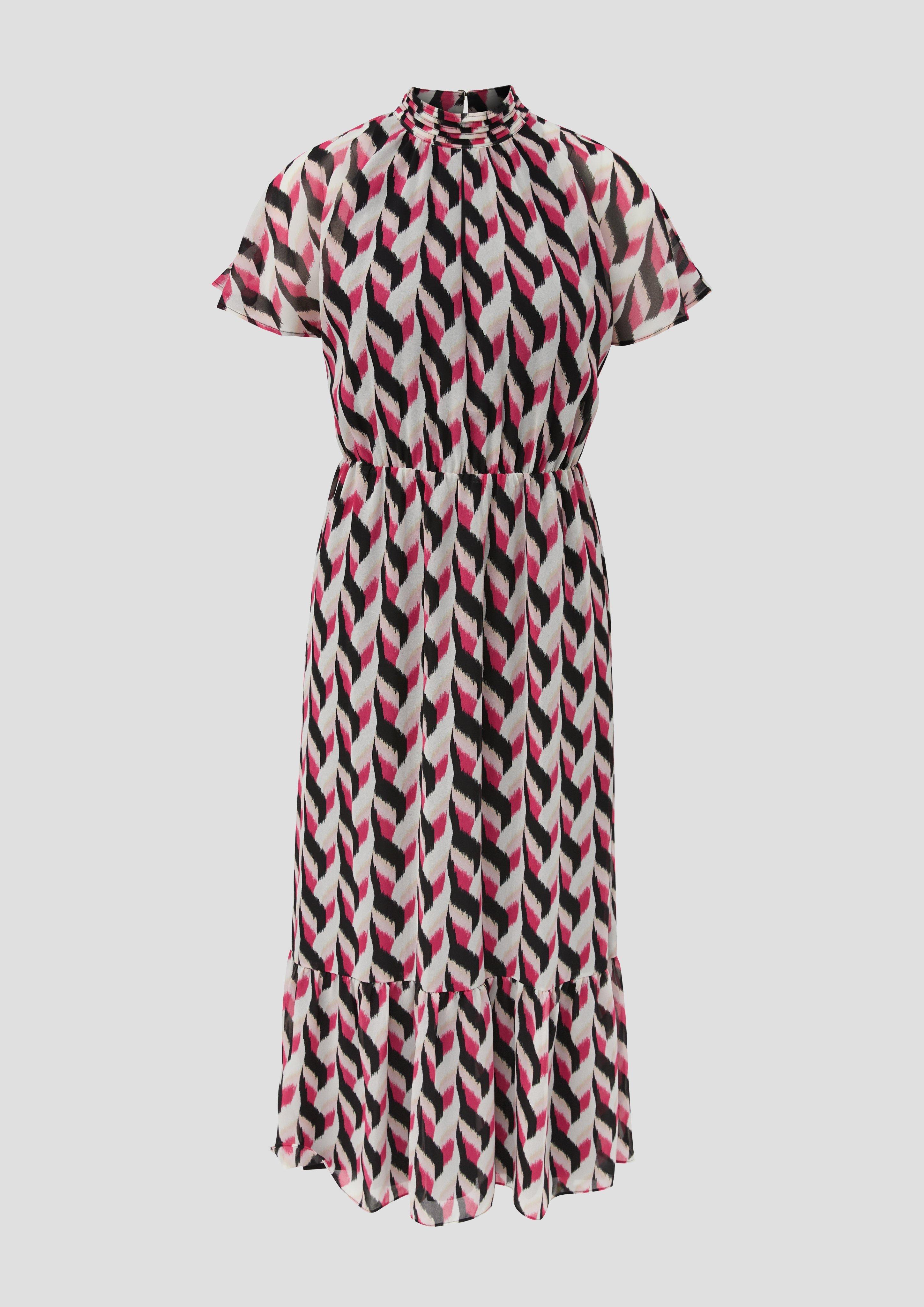 Maxikleid mit All-over-Print  2141549-99B2