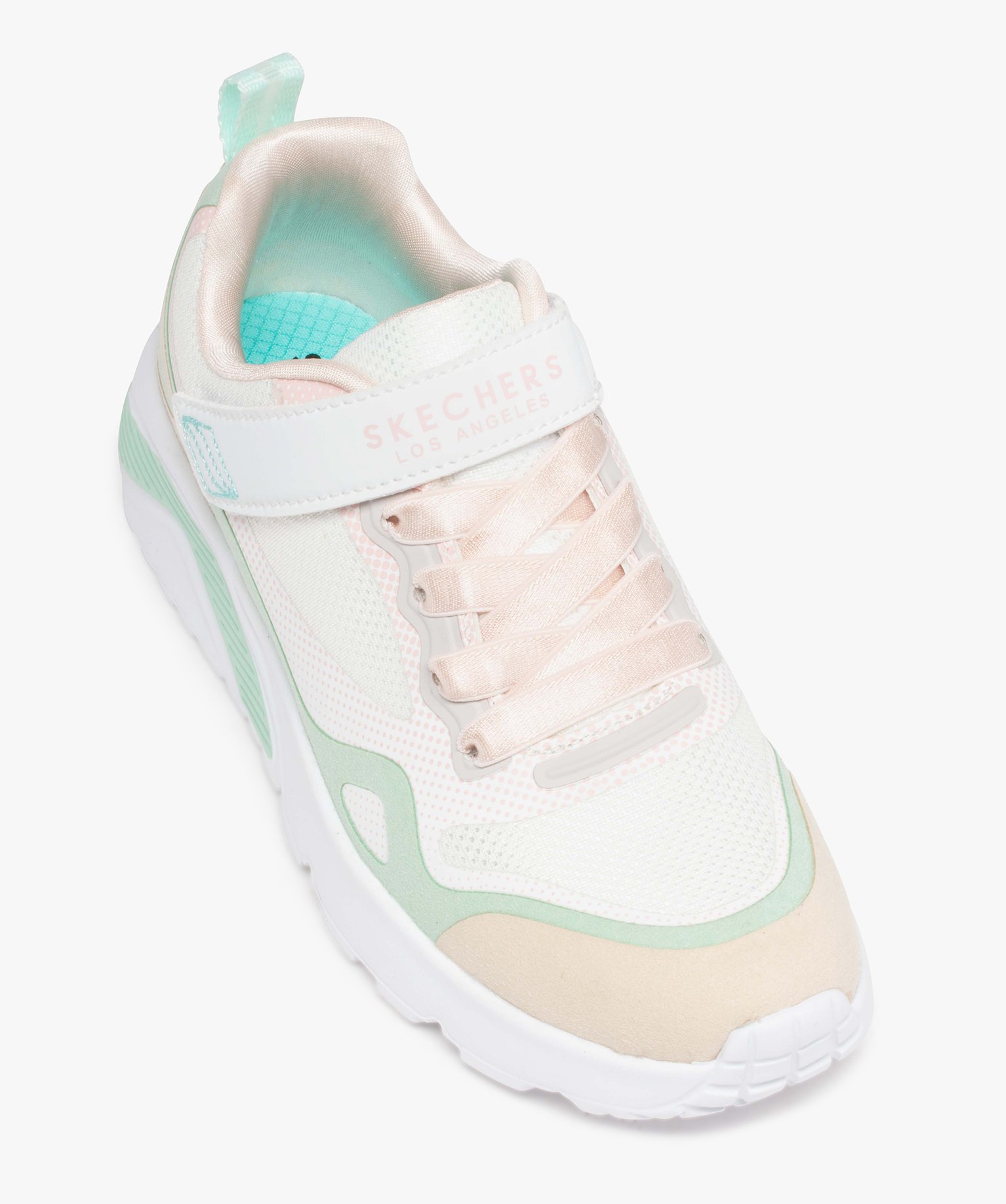 Baskets fille running extra légères – Skechers Unolite blanc | GEMO