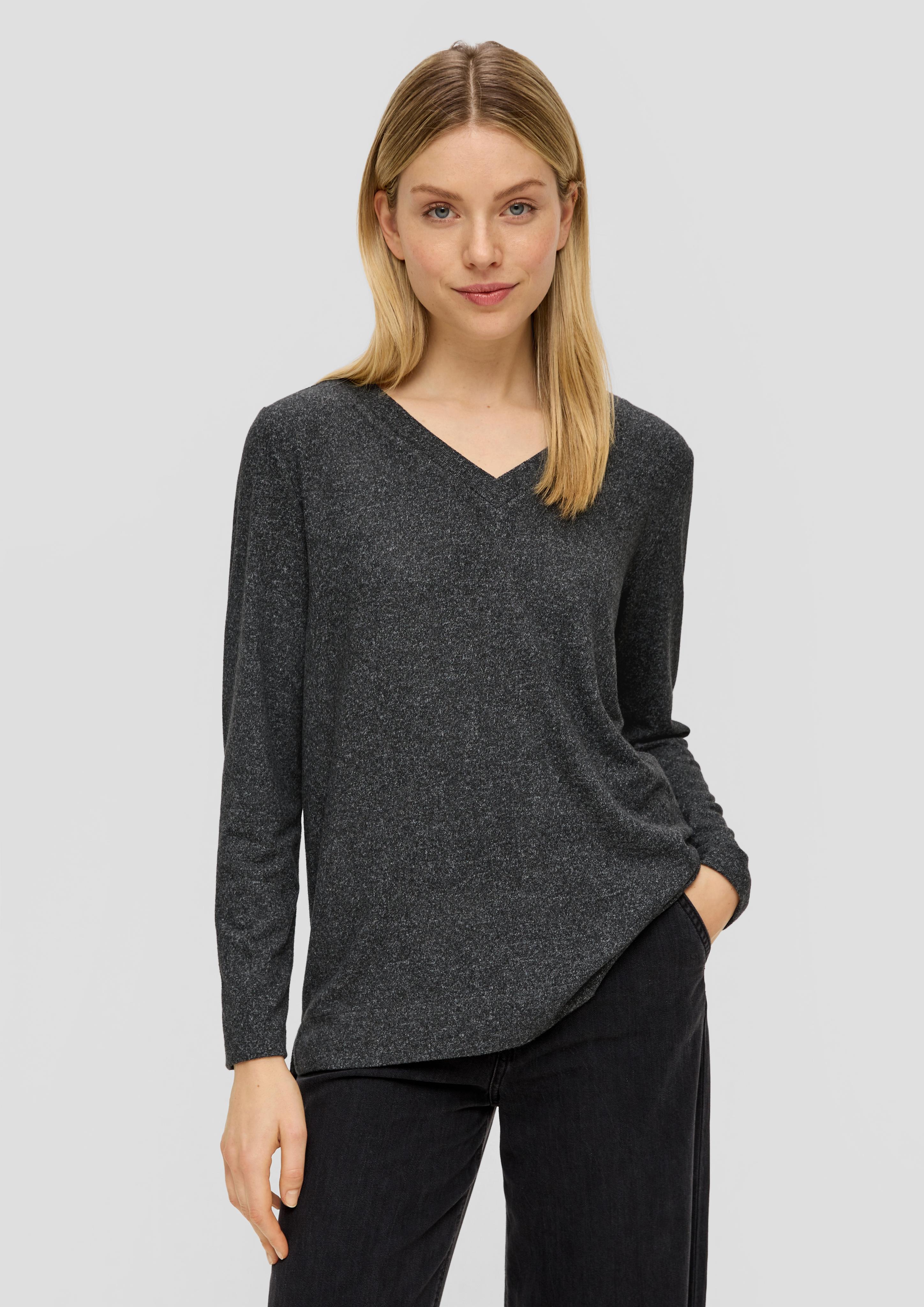 Longsleeve aus Viskosemix  2139874-9898