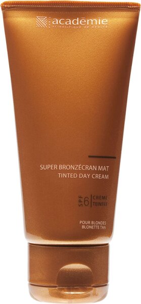 Académie Bronzécran Super Bronzecran Mat Tinted SPF 6 Getönte Gesichtscreme