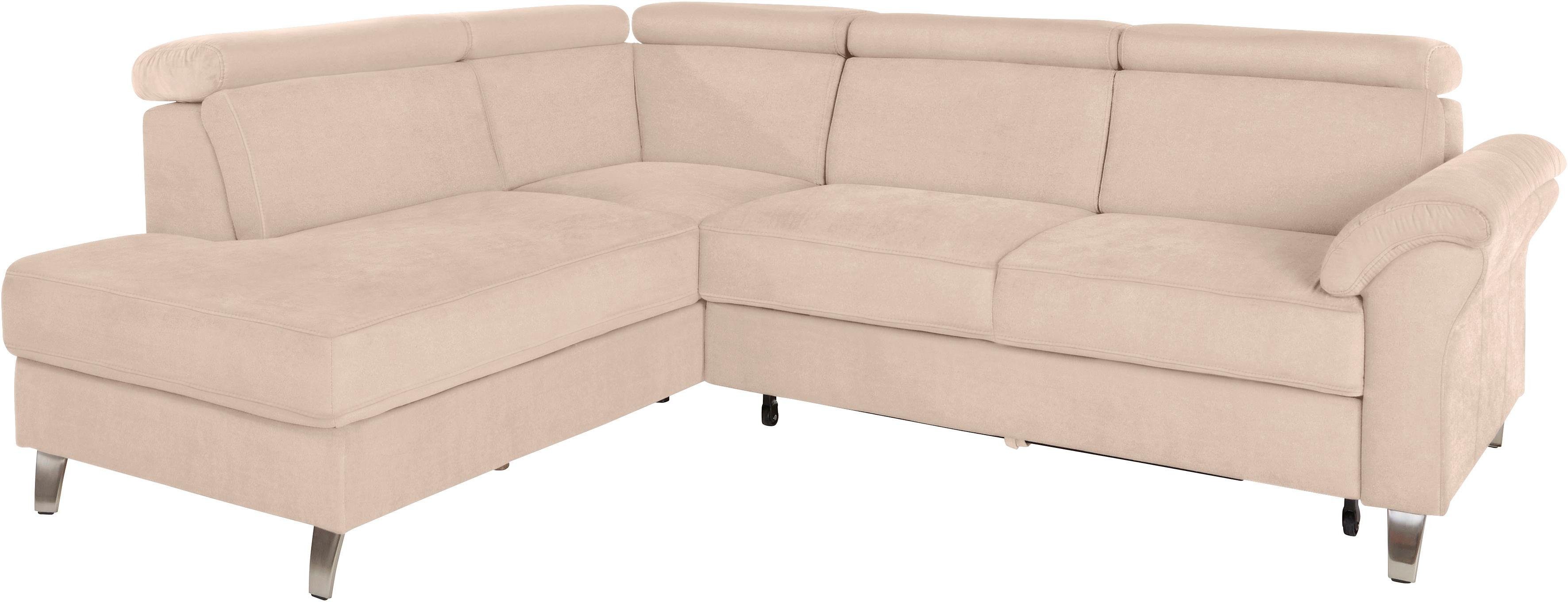 sit&more Ecksofa Arngast, inklusive Kopfteilverstellung und Federkern