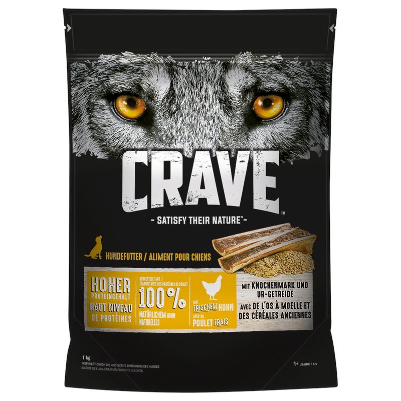Crave Adult Huhn mit Knochenmark & Urgetreide