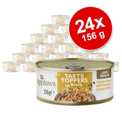 Sparpaket Applaws Taste Toppers in Brühe 24 x 156 g