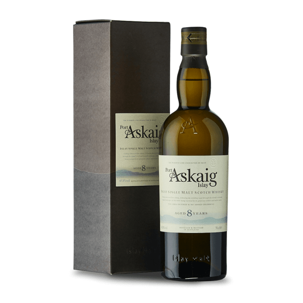 Port Askaig 8 ans 45,8% + étui
