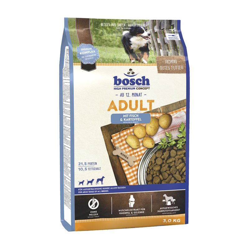 bosch Hundetrockenfutter bosch High Premium Concept Adult Fisch & Kartoffel 3 kg