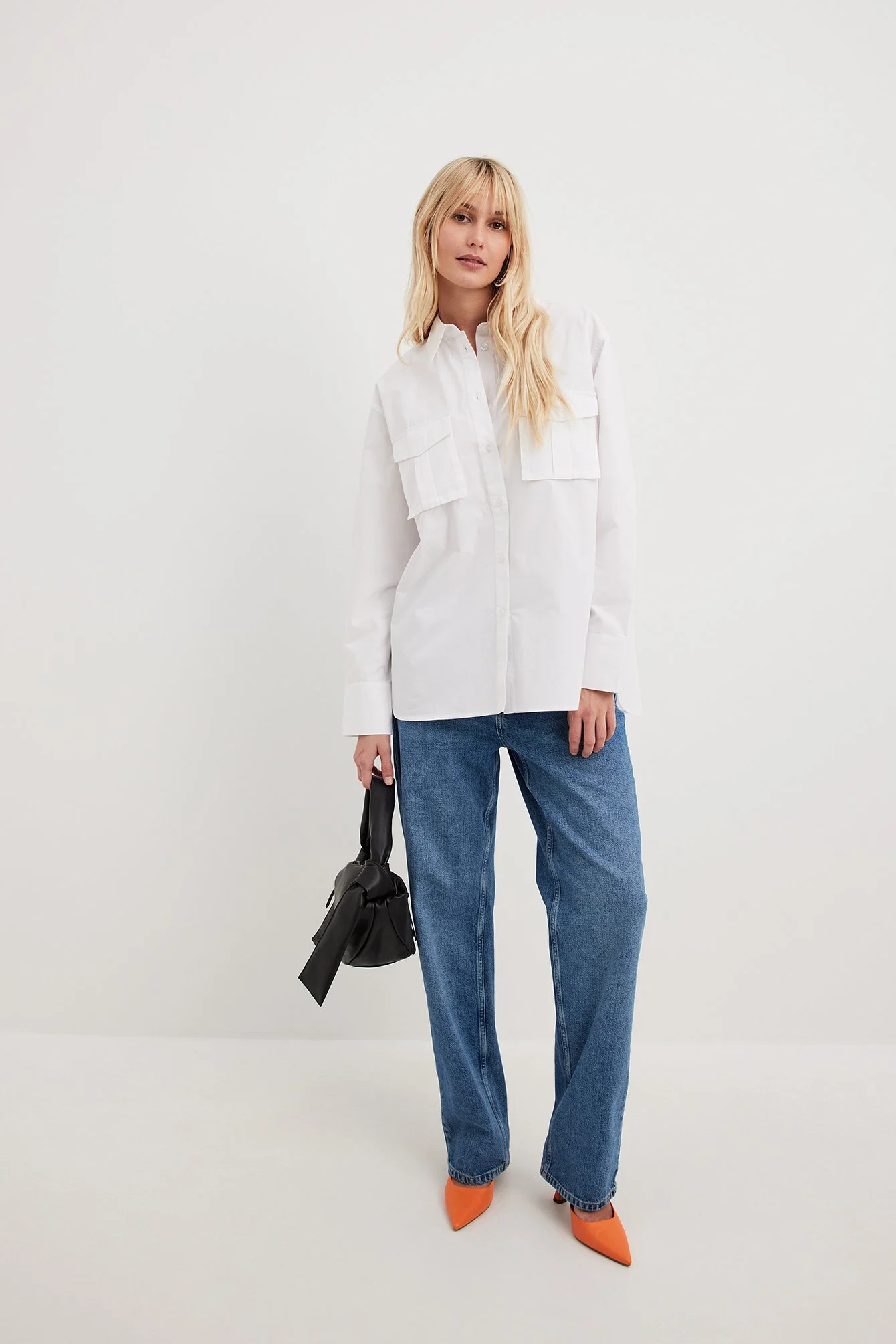 Oversize-Hemd mit Pattentaschen