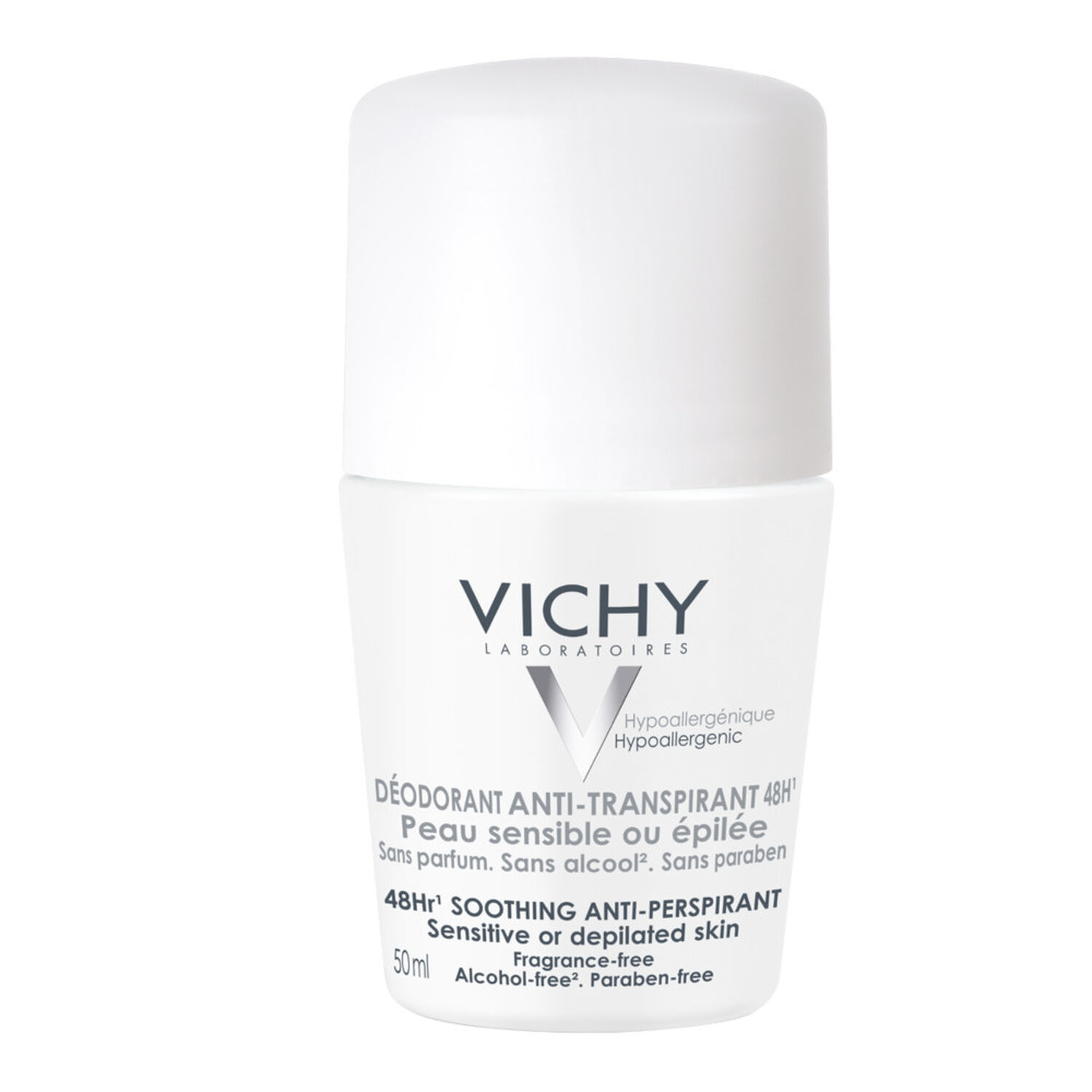 Vichy Anti-Transpirant 48H Roll-On Déodorant Peaux Sensibles 2x50 ml