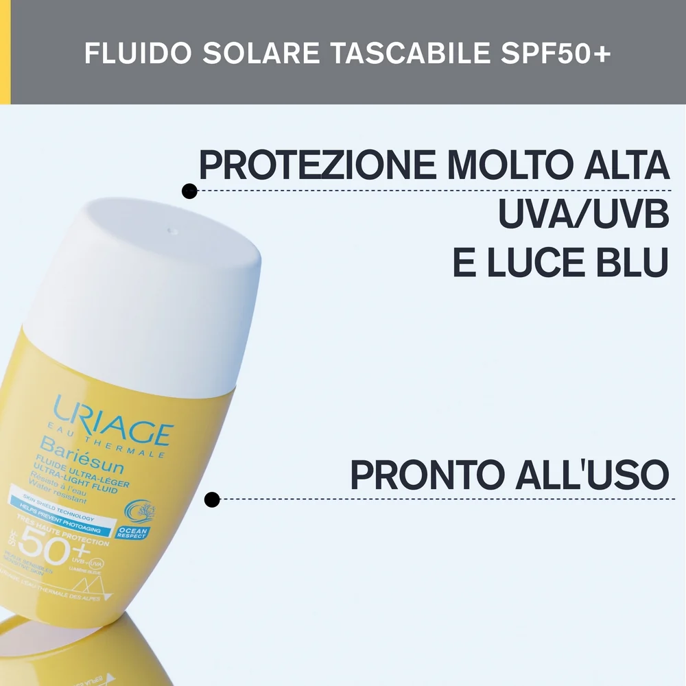 BARIESUN Ultra Light Sun Fluid SPF50+ - Magas fokú védelmet nyújtó arcvédő.
