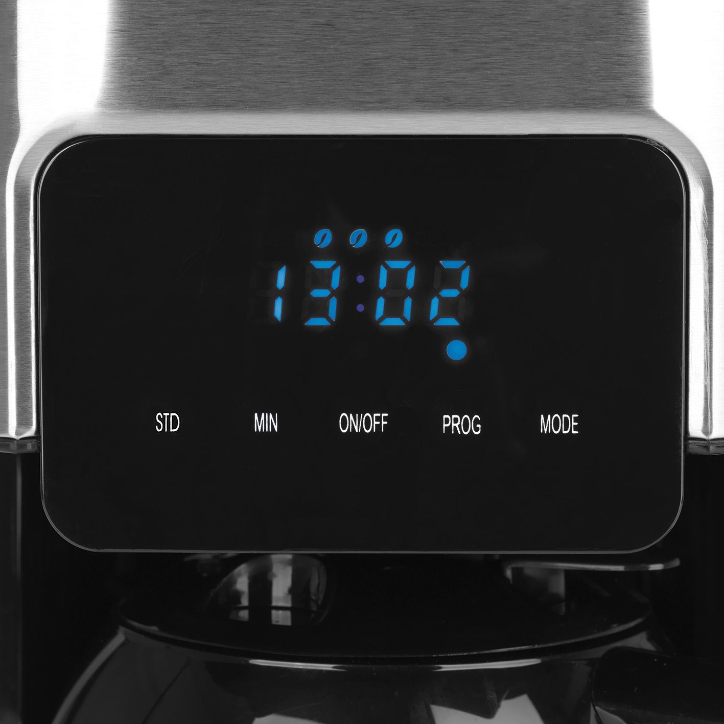 BEEM Filterkaffeemaschine FRESH-AROMA-TOUCH inkl. Thermokanne, 1l Kaffeekanne, 10 Tassen Timer Isolierkanne Permanentfilter
