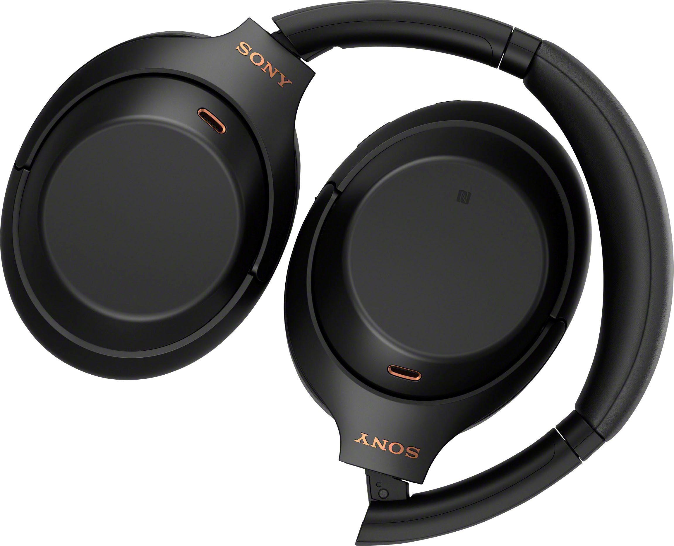 Sony WH-1000XM4 kabelloser Over-Ear-Kopfhörer (Noise-Cancelling, One-Touch Verbindung via NFC, Bluetooth, NFC, Touch Sensor, Schnellladefunktion)