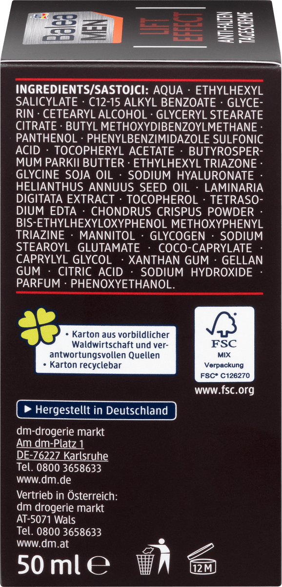 Gesichtscreme Lift Effect Anti-Falten, 50 ml