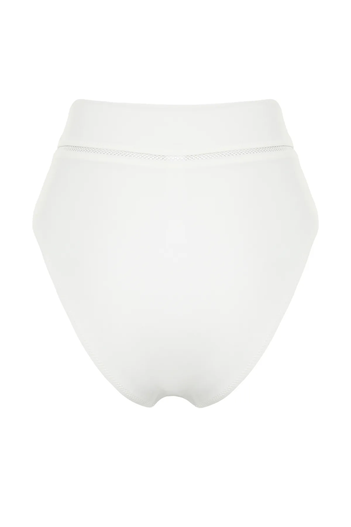 Trendyol Collection  Normale Bikinihose mit hoher Taille und ecrufarbenen Streifen. Zubehör TBESS22BA0027