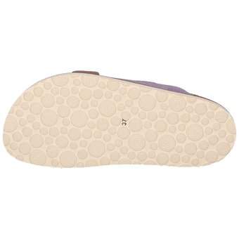 Genuins Hawaii Velour Pantolette in lila