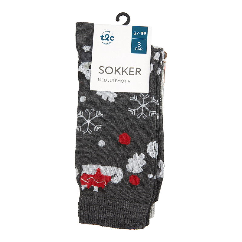 Time 2 Change Sokk 3-pk julemotov