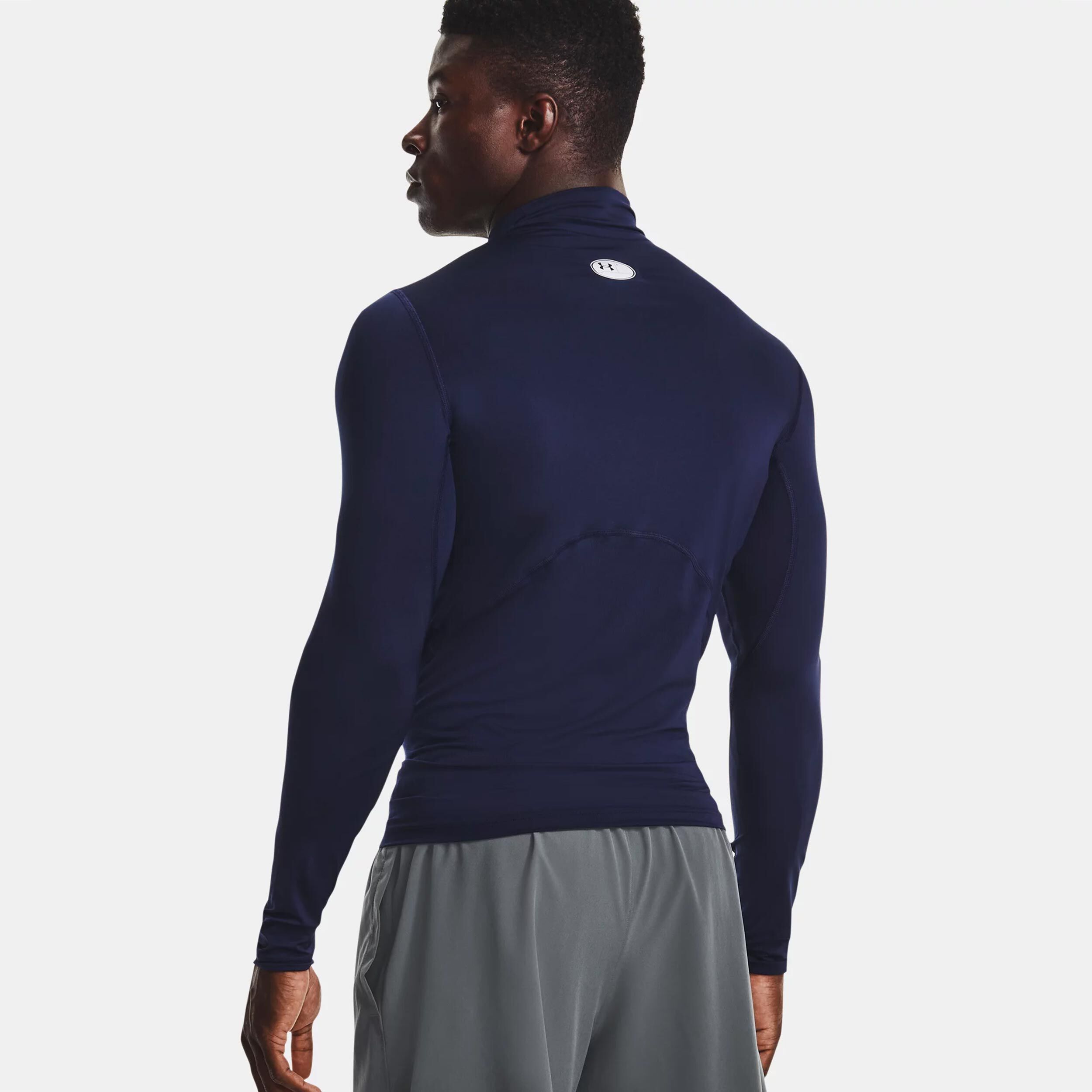 Armour Comp Mock Longsleeve Herren - Blau