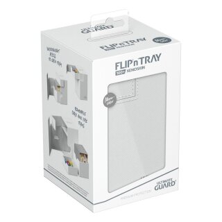Ultimate Guard Flip`n`Tray 100+ XenoSkin Monocolor - Weiß