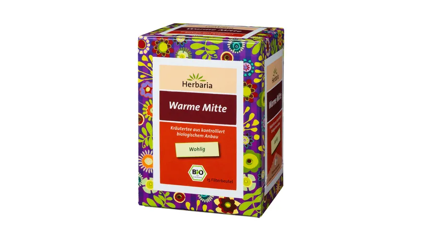 Herbaria Warme Mitte Tee bio 15 FB 24 g
