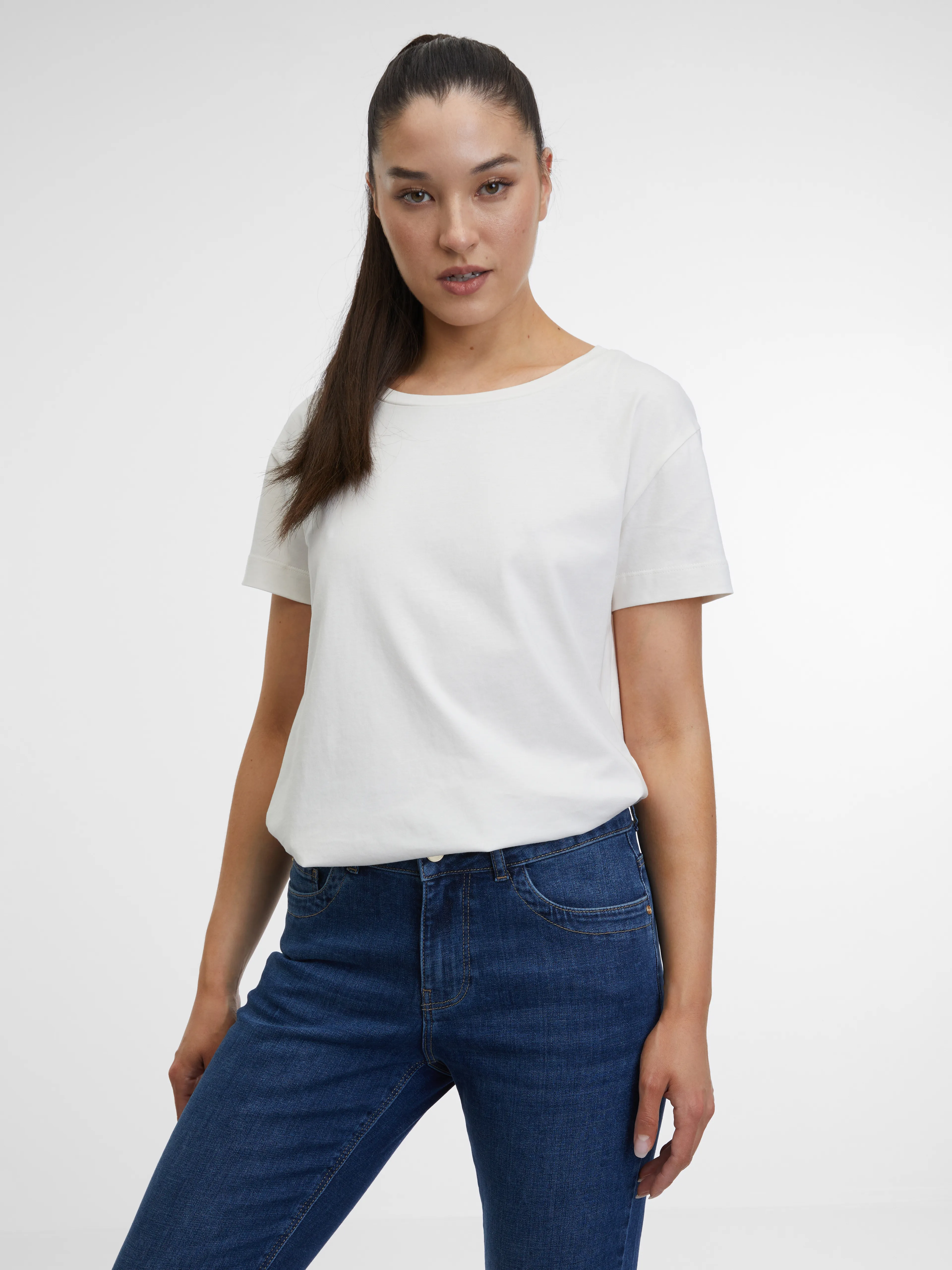 Dunkelblaue Damen-Skinny-Fit-Jeans ORSAY
