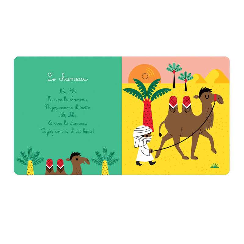 Livre Mes premières chansons de la savane - Gründ
