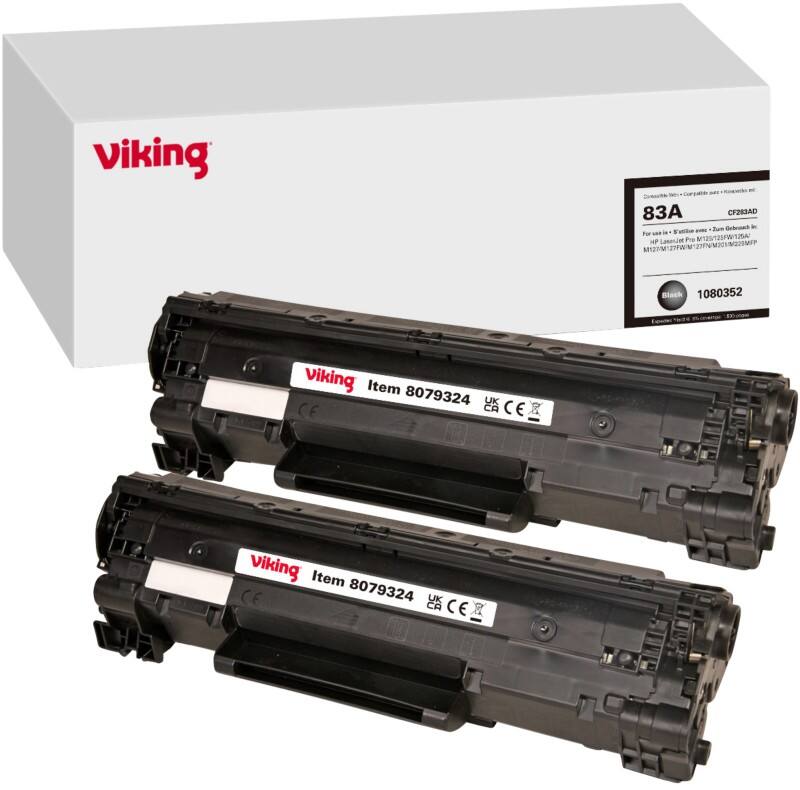 Viking 83A Kompatibel HP Tonerkartusche CF283AD Schwarz