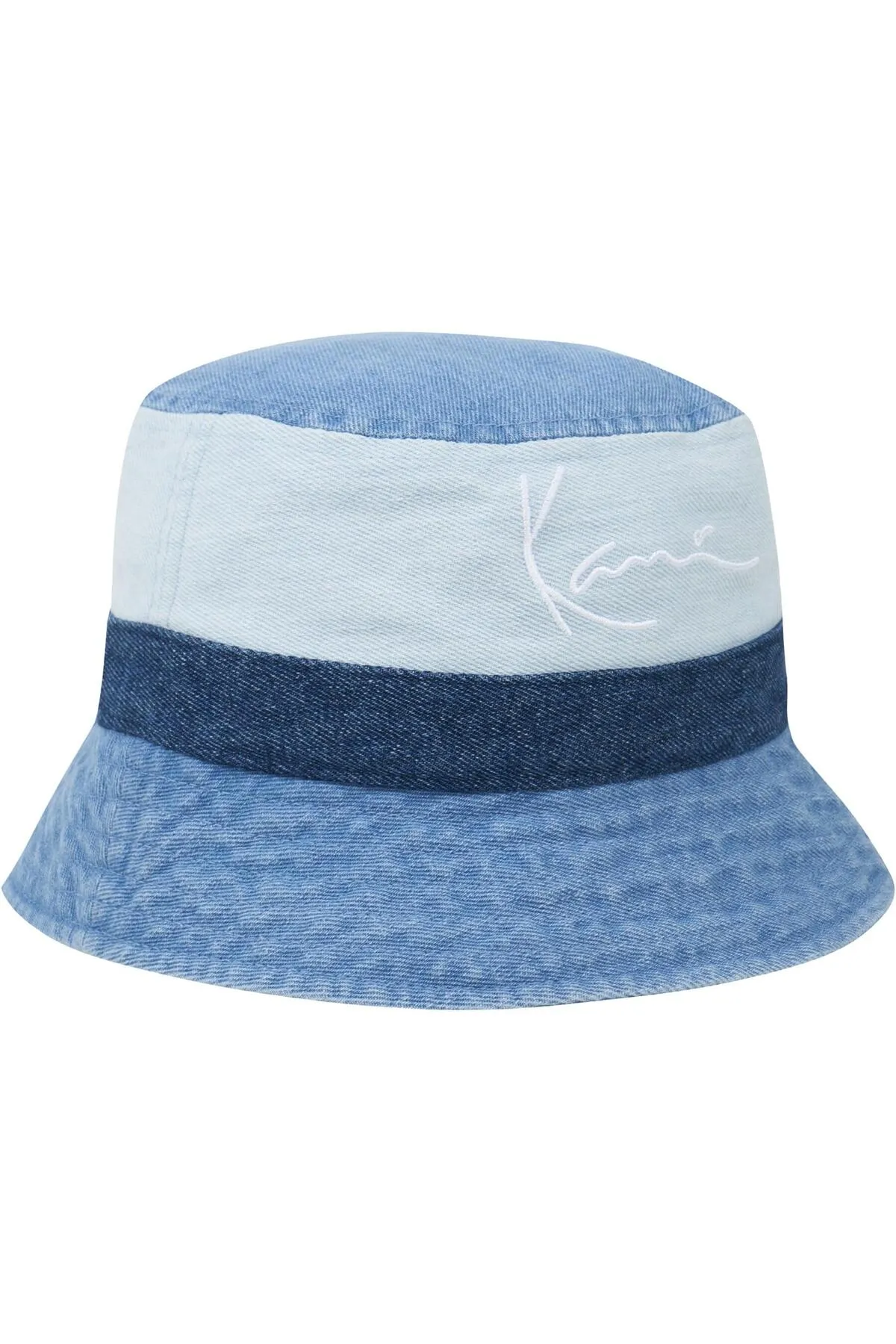 KARL KANI  Damen KKWACCQ221010BLU Signature Block Denim Bucket Hat blue