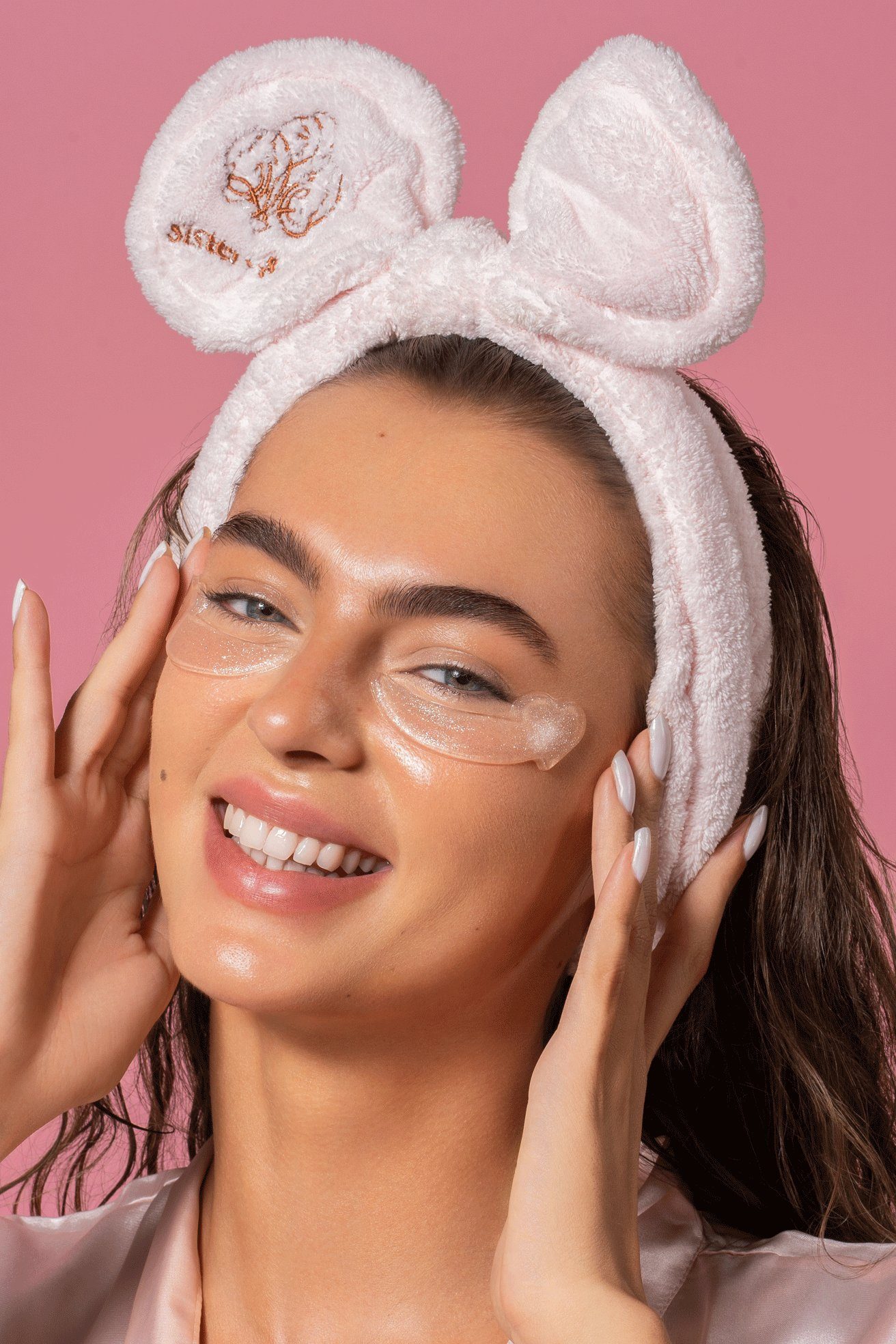 Sisters & Me Augenpads 10x Sisters & Me Hydrogel Augen Pads, Vitamin C Serum, Q10, 10-tlg.