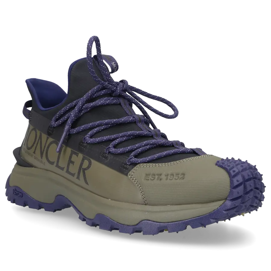 Moncler - Sneaker low TRAILGRIP LITE 2 Kalbsleder - grün