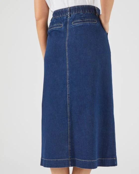 Jupe denim stretch