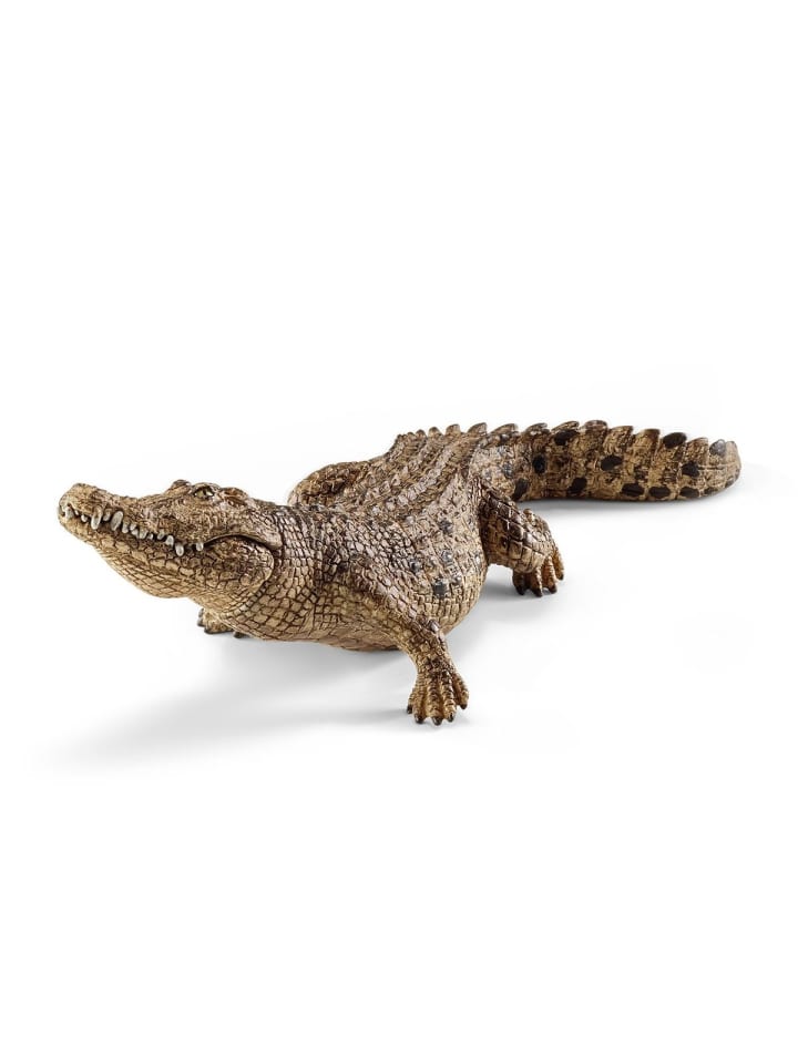 Schleich Wild Life Tierfigur - Krokodil Alligator Gator Figur in braun günstig kaufen onesize