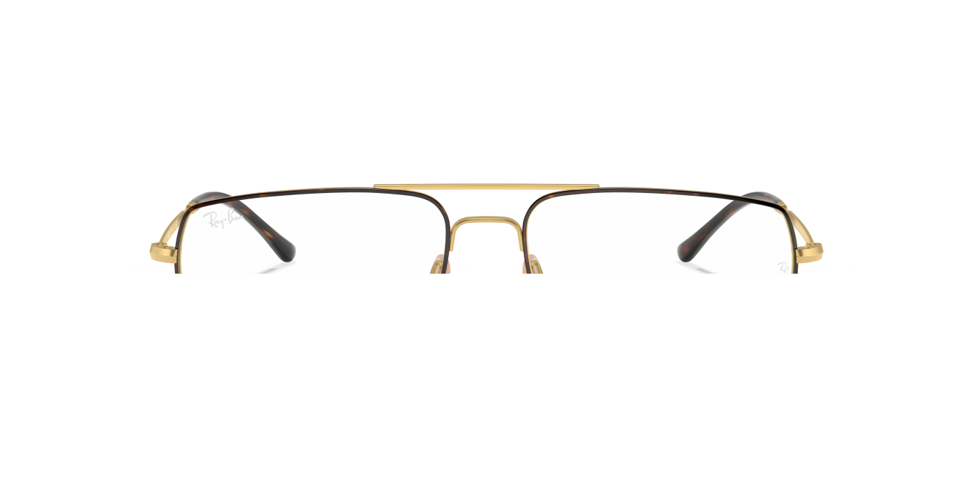 RB6455 OPTICS - Havana strălucitoare pe auriu