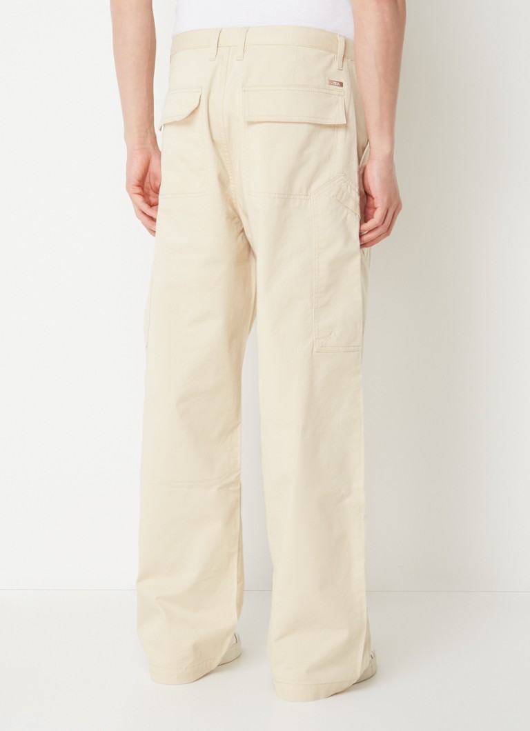 Pantaloni cargo cu croi larg și buzunare laterale Armani Exchange