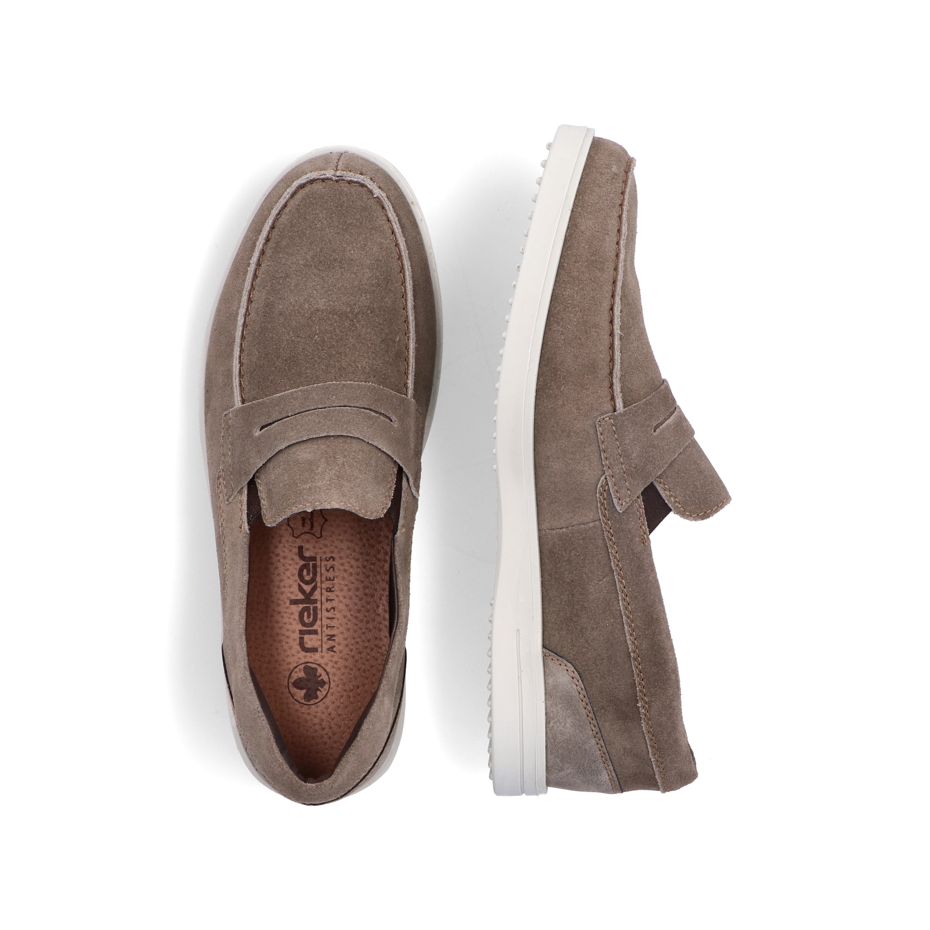 Rieker Herren Slipper hellbraun