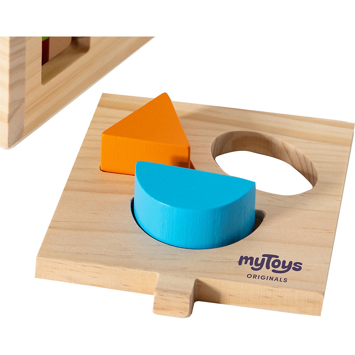 Holzsteckwürfel bunt, 12-tlg.