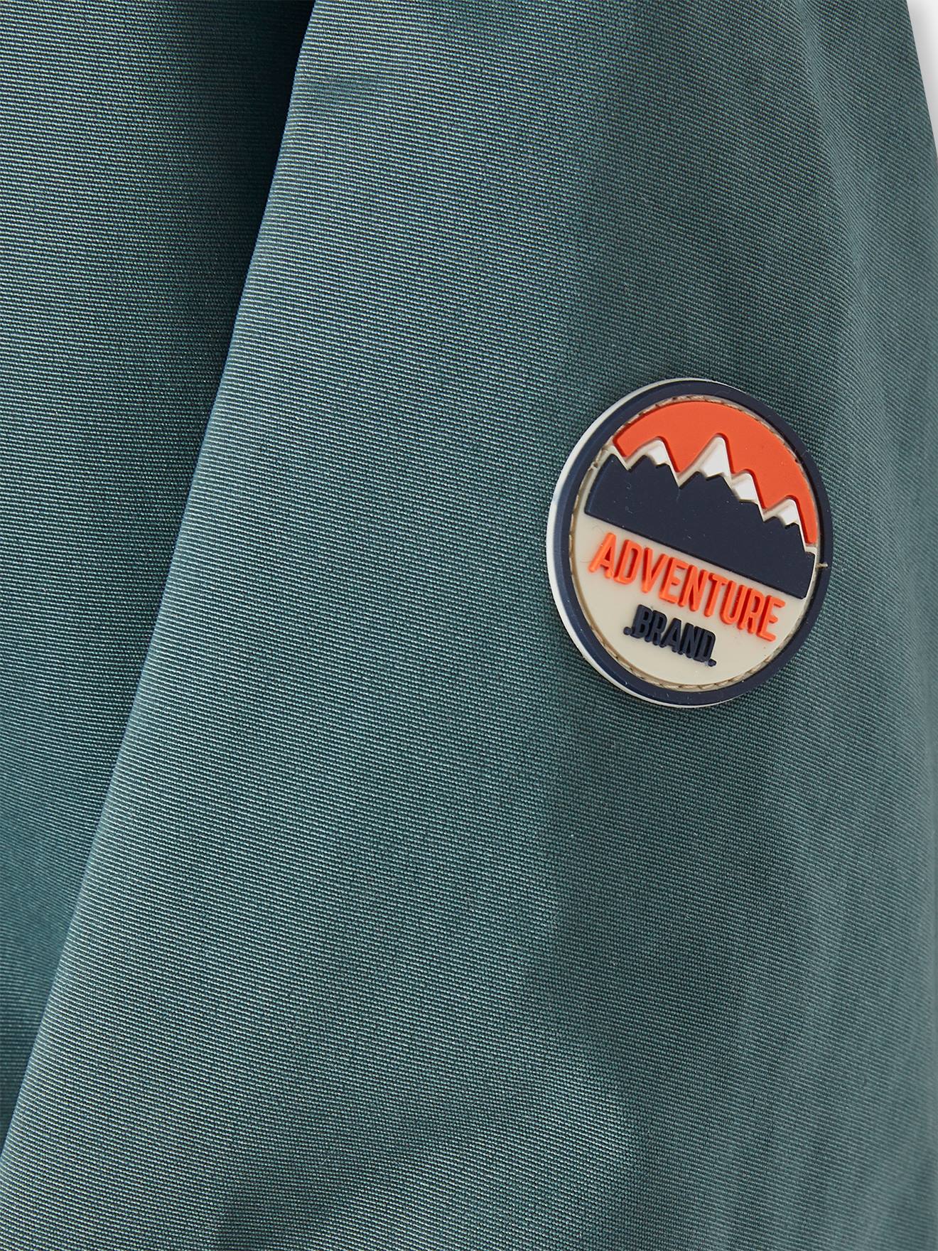Parka à capuche doublée sherpa garçon noisette