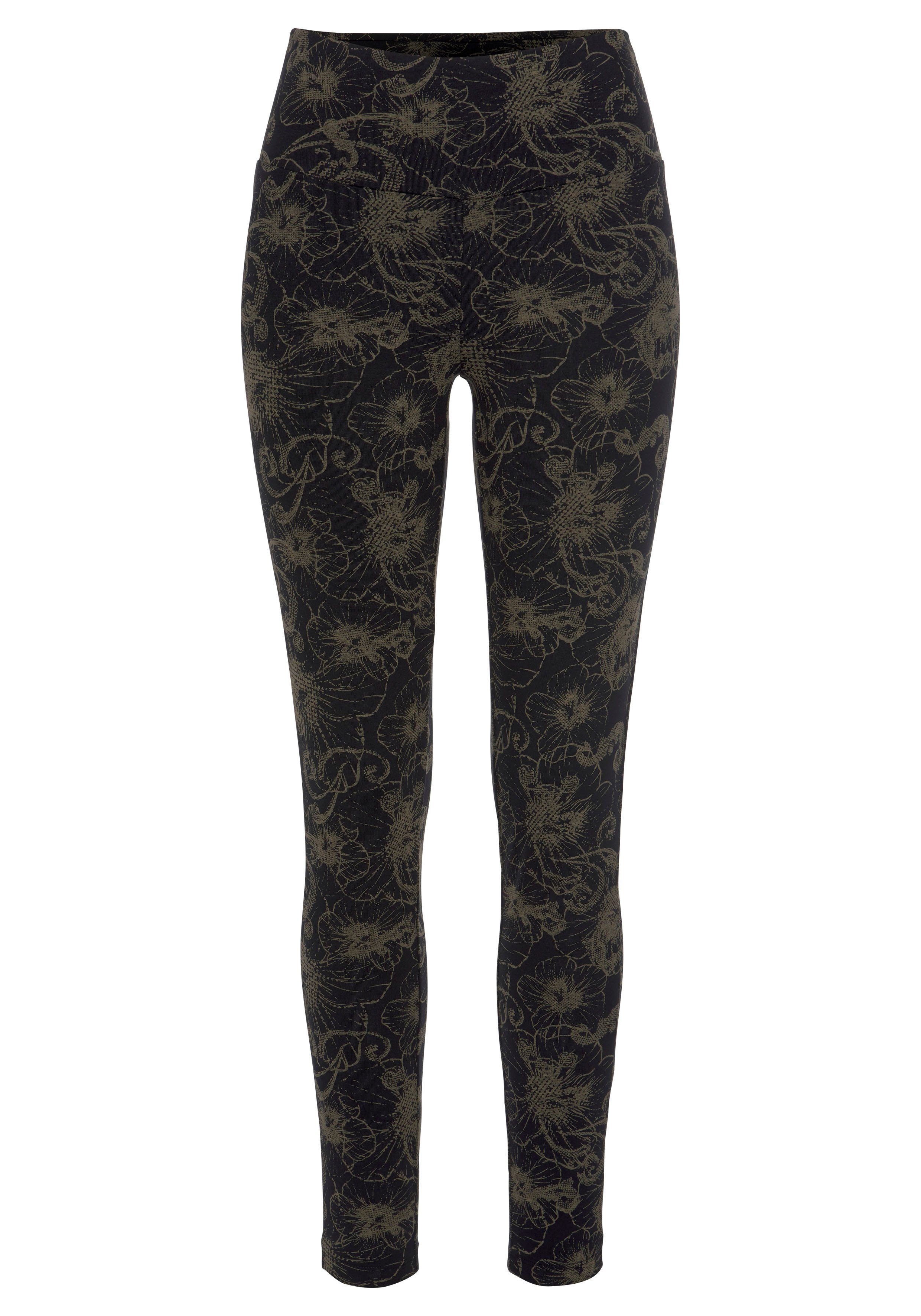 H.I.S Leggings (2er-Pack) bedruckt und uni