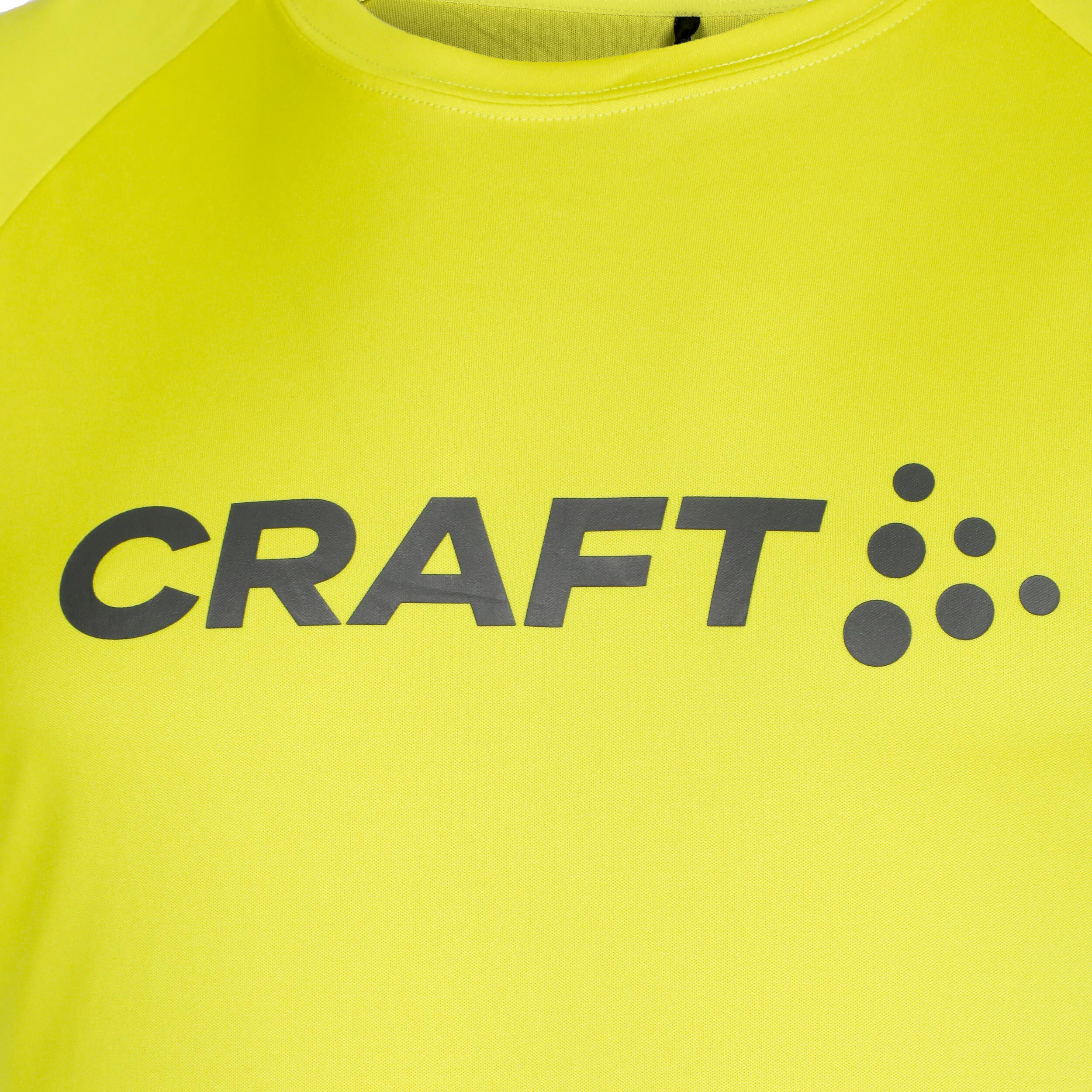 Core Essence Logo Laufshirt Herren - Gelb