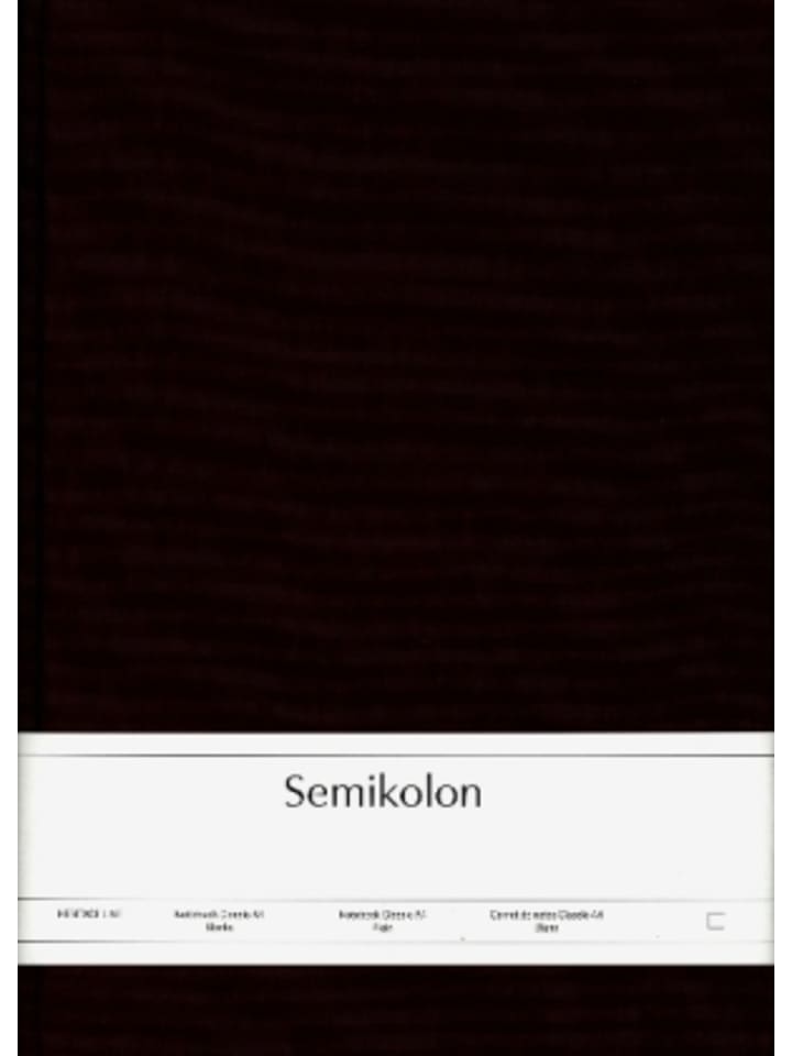 Semikolon Papeterie/PBS - Semikolon Notizbuch Classic A4 blanko burgundy günstig kaufen onesize