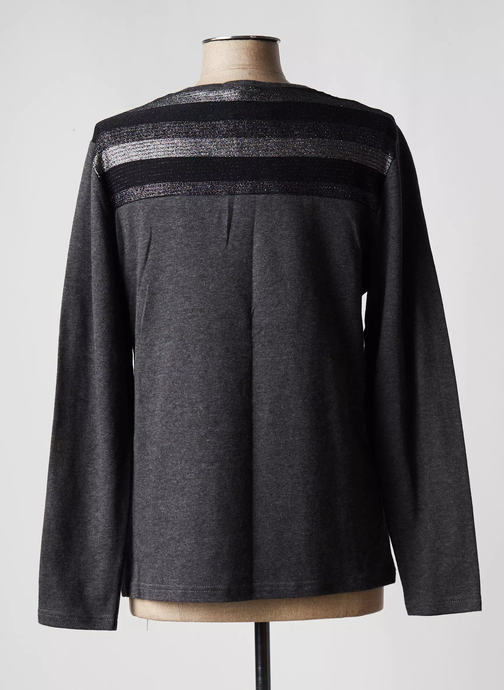 Jean Delfin Tops Femme couleur gris