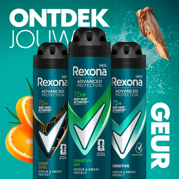 Rexona Men Advanced Protection Quantum Dry izzadásgátló dezodor spray 150ml