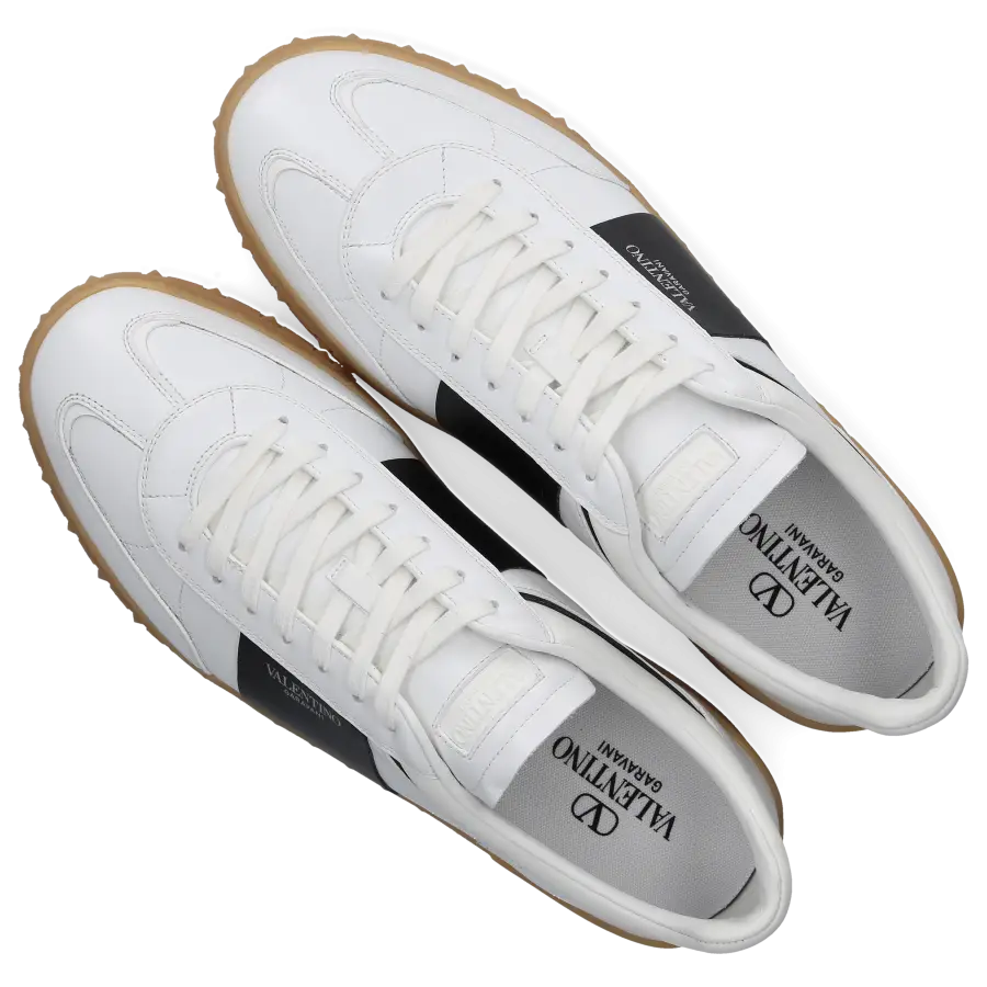 Valentino Garavani - Sneaker low UPVILLAGE Nappaleder - weiß