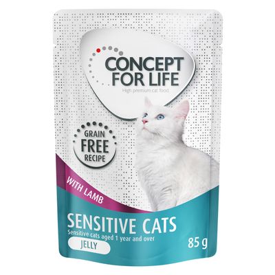 Concept for Life Sensitive Cats Lamm getreidefrei - in Gelee