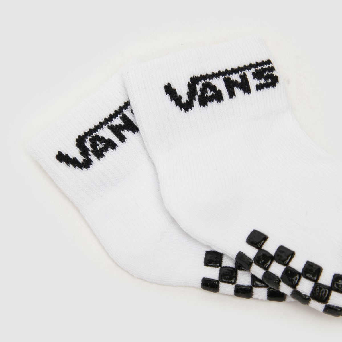 Vans vita och svarta barnsockor med klassisk design, 2-pack