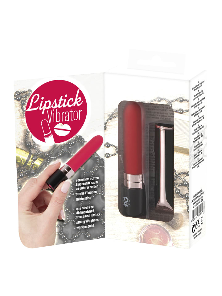 You2Toys Vibrator Lipstick Vibrator in schwarz günstig kaufen 10,2 cm