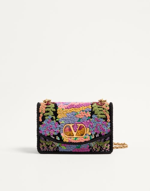 Valentino Garavani Bolsa de Ombro Bordada Vain
