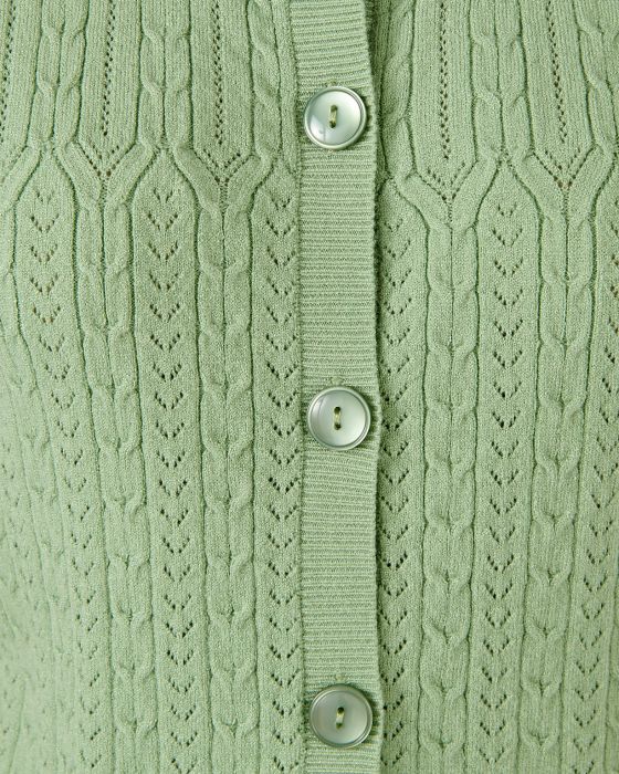 Cardigan maille fantaisie