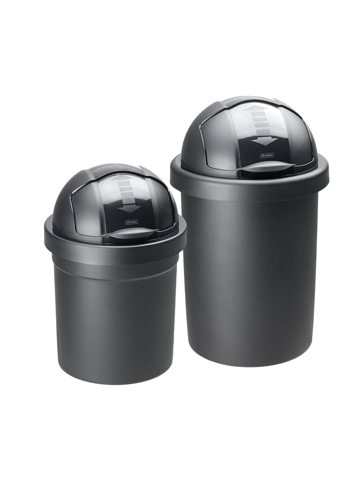Rotho Set Mülleimer 2 tlg. ROLL BOB günstig kaufen onesize