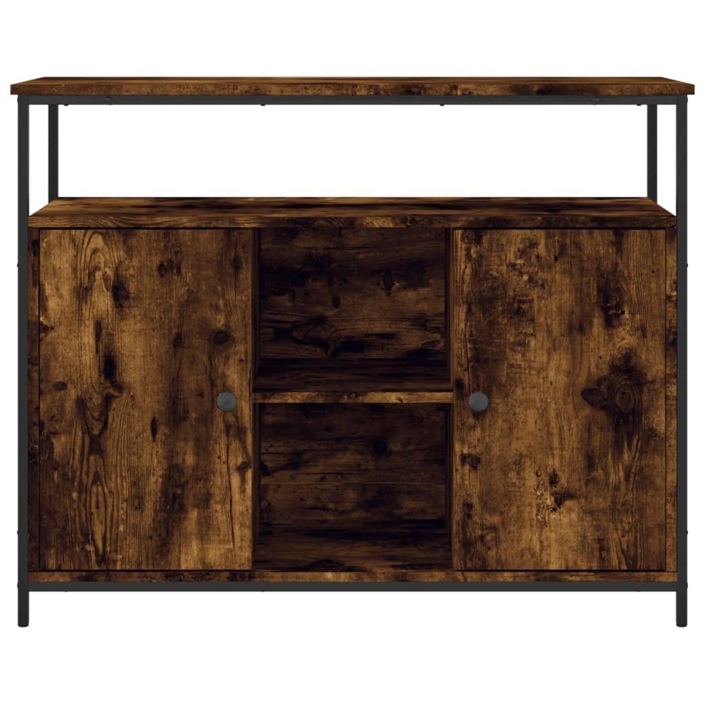 vidaXL Sideboard Sideboard Räuchereiche 100x35x80 cm Holzwerkstoff (1 St)